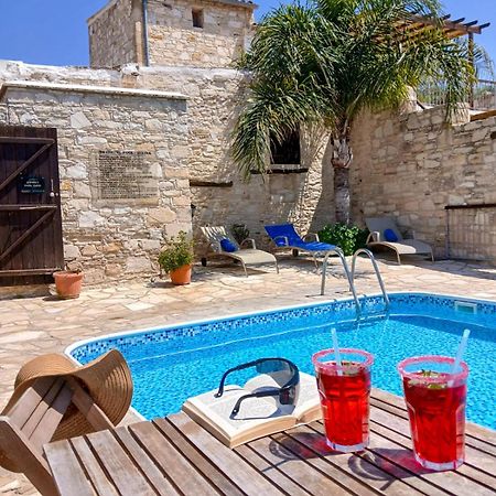 Athena'S Pool Oasis Skarinou Exterior foto